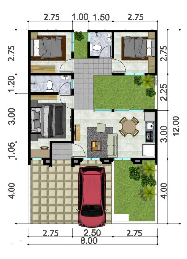 Layout Rumah